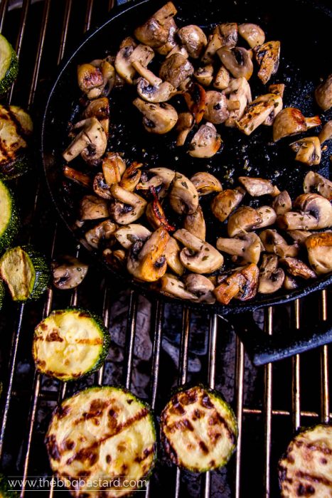 Quiche van gegrilde groenten