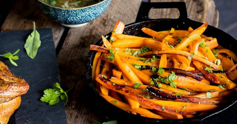 Wortelen in perziklikeur – Een verrassend bijgerecht