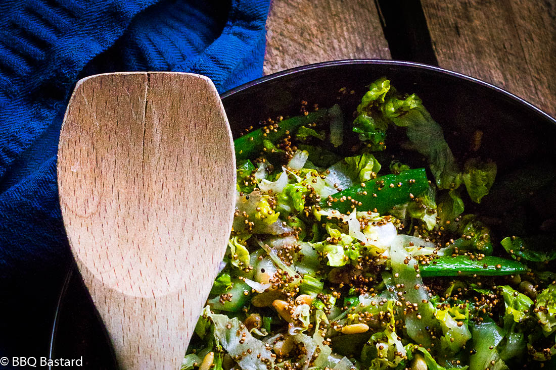 Zomerse salade met peultjes en gepofte quinoa – BBQ Sides