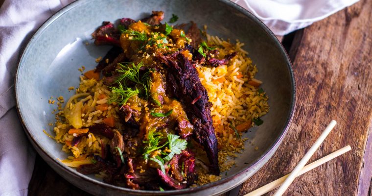 Gerookte Runderstaart met Kortland sauce