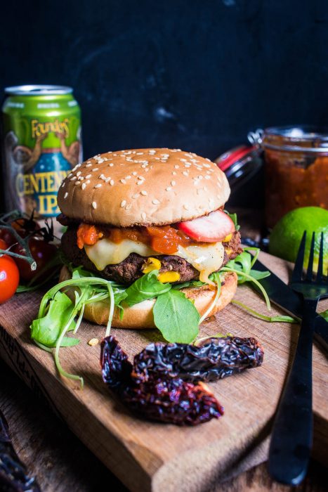 Mexicaanse bonenburger