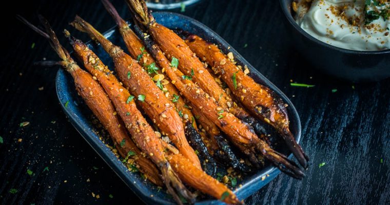 Gepekelde worteltjes van de BBQ